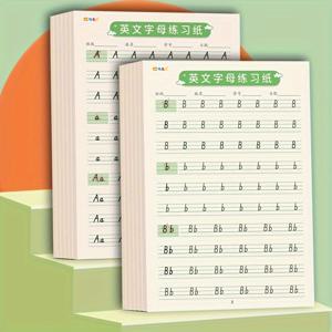 TEMU 2권/세트 영어 추적 ABC 쓰기 연습 워크북 - 필기 기술