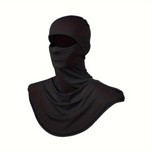 TEMU Singbit 습도 흡수 바칼라바 풀 페이스 마스크, 남성 및 여성용 통기성 긴 목 커버 - 낚시, 캠핑, 달리기 및 스키 등 야외 활동에 이상적, 통기성 활동복|스포츠 바칼라바|니트 텍스처