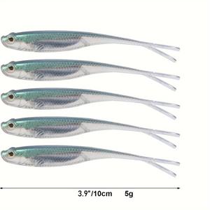 TEMU 고품질 소프트 루어 75 120g - 사실적인 스윔베이트 PVC 낚시 미끼, 깃털 표면, 민물 및 염수 낚시, 농어, 송어, 용 상단 미끼 - PVC 재질, 태클 박스 포함, 낚시 도구|정교한 미끼 디자인|PVC 낚시 미끼