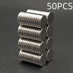 TEMU 50개 희토류 자석, 10x2mm 라운드 튼튼한 금속 자석 화이트보드, 사진 및 스티커용 - Xiongchuci 브랜드