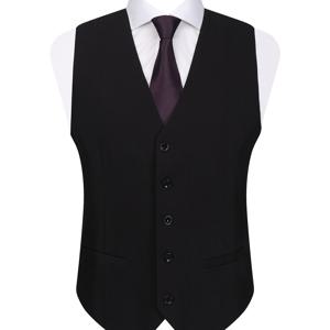 TEMU 1pc ARTUNICORN 남성 우아한 폴리에스터 조끼 - 슬림핏 V넥 조끼 벨트 포함, 단일 breasted 단색, 약간 스트레치, 올 시즌, 성숙한 남성을 위한 클래식 비즈니스 드레스|남자벨트