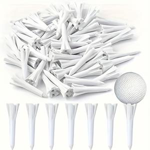 TEMU 50개 골프 티, 플라스틱 쇼트 골프 티 1-1/2인치, 골프 트레이닝 액세서리, 골프 연습 도구|골프티
