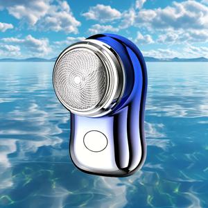 TEMU FEIYBA 초소형 휴대용 전기 회전 면도기 - 전문 남성용 USB 충전식, 부유하는 블레이드, 부드럽고 휴대가 편리한 면도, 여행용 면도기, 남자친구, 아버지, 남성, 남편, 아버지의 날 선물, 여행용 면도기 | 현대 면도기 디자인 | 내구성 있는 면도기 블레이드, 남성용 전기 면도기