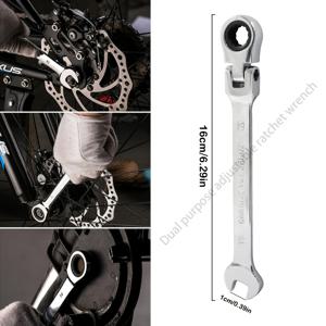 TEMU 10mm 다기능 래칫 렌치, 조절 가능한 토크 & 이동 가능한 헤드 - 초내구성 크롬 바나듐 스틸, 자동차, 자전거, , 범선 유지보수용 인체공학적 그립