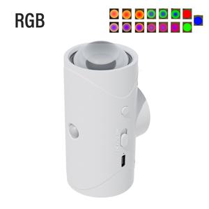 TEMU 리항스타 스마트 LED 야간 조명, 모션 센서, RGB 그라데이션 조광 가능한 벽등, USB 충전식 실내 분위기 조명, 현관, 침대 옆, 책상, 옷장용 자석 스텝 램프 - 적외선 무선, ≤36V, 비방수, 1500mAh 리튬 배터리