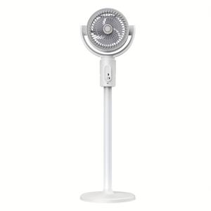 TEMU USB 전원 3-in-1 휴대용 공기 순환 팬 | 높이 조절 및 진동 헤드 | 리모컨 제어 | 5단계 속도, 8단 기어 설정 | 가정, 사무실, RV 및 캠핑에 이상적 | 세련된 화이트 디자인, 실내외 사용 가능 | 컴팩트한 디자인의 휴대용 에어컨|이동식에어컨|휴대용에어컨|캠핑선풍기