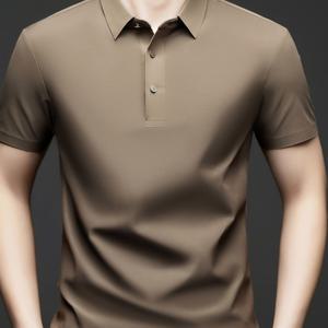 TEMU SINBOS 남성용 통기성 폴로 셔츠 - 캐주얼 단색, 반팔, 칼라 및 버튼 디테일이 있는 루즈핏, 캐주얼한 옷을 위한 여름 필수품|남자셔츠|남자옷|반팔셔츠