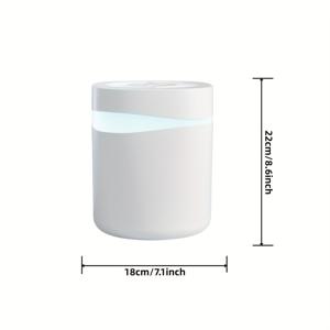 TEMU USB 전원 4L/1.06 갤런 대용량 가습기 - 여름에 시원한 스프레이 - 조용한 향기 디퓨저 및 가습기, 세 개의 분사구 - 충전 불가능 저압 가습기, 다단계 미스트 출력 조절 가능