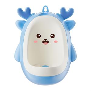 TEMU 어린이용 벽걸이형 서있는 소변통 훈련기 - 어린이를 위한 재미있는 교육적 욕실 문화, 내구성이 뛰어난 PP 소재, 파란색, 녹색, 노란색, 2.36