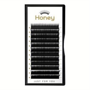 TEMU L 컬 쉬운 팬 속눈썹 확장 새로운 패션 전문 밍크 속눈썹 메이크업을위한 도매 M 모양 개별 속눈썹