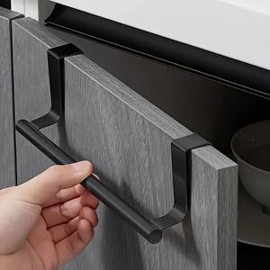 TEMU 절약형 스테인레스 스틸 벽걸이 타월 랙 - 드릴 없음, 다목적 주방 및 욕실 정리함, 현대 벽 미술 디자인, 가정용 보관, 욕실 정리함|아트 데코 스타일|내구성 있는 벽걸이, 욕실용 타월 랙, 욕실용 타월 랙