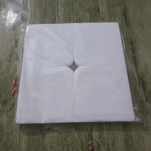 TEMU 100개 사용 후 폐기 가능한 마사지 침대 시트 - 얼굴 구멍이 있는 비직조, 오일 프리 미용실 침대 커버, 스파 및 마사지에 적합