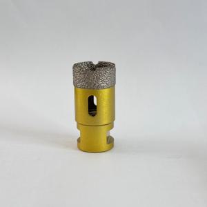 TEMU 1pc M14 스레드 진공 납땜 드릴 비트, 건식/습식 드릴링 드릴 비트 구멍 오프너, 드릴링 코어 비트, 대리석 세라믹 타일 유리, 화강암 용 구멍 톱 크라운