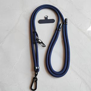 TEMU 150CM 조절 가능한 스포츠 스타일 두꺼운 코드 전화 끈, 낙하 방지 목걸이 끈, 내구성 있는 크리에이티브 하이엔드 모바일 매달린 로프, 커넥터 조각 및 S-후크, 비전원 공급, 무선 기능 없음