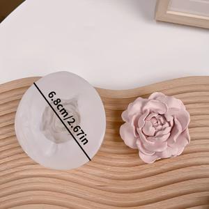 TEMU 3D 꽃 실리콘 몰드 세트, 수제 비누용 - 호랑이 머리 자스민, 모란꽃과 장미 패턴, 데이 장식용 레진 액상 실리콘 몰드