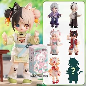 TEMU 1pc 원본 Nagi Beast 블라인드 박스 네 번째 세대 Xiaoyao 투어 모바일 관절 1/12 BJD 인형 OB11 15cm, PVC, 혼합 색상, 액션 피규어, 옷 갈아입는 장난감, surpris gift, mystery box