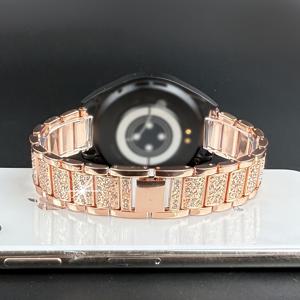 TEMU 22mm 20mm 우아한 반짝이는 메탈 스트랩, 삼성 갤럭시 watch7 6 5 4 40mm 44mm에 적합, 화웨이 Watch GT 5 4 3 2E, Amazfit & Xiaomi S4/S3/S2/S1에 적합한 반짝이는 스트랩