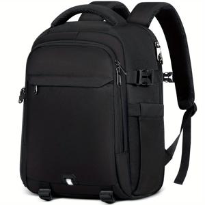 TEMU NUBILY 카메라 백팩 사진가용 DSLR SLR 미러리스 카메라 케이스 랩탑 수납공간 포함 14인치 노트북에 적합, 도난 방지 여행 포토그래피 백팩, 블랙|노트북가방