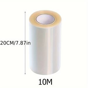 TEMU 무스 및 초콜릿용 10m 투명 케이크 칼라 롤, 폭 6-20cm - 생일 케이크 장식 및 전문적인 마무리에 이상적, 케이크 장식 용품