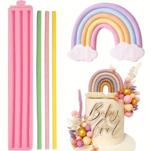 TEMU 1pc 아름다운 헵 로프 케이크 장식 폰단 몰드, 프린트 꽃과 잎 모양 초콜릿 실리콘 몰드, 컵케이크 장식, 쿠키, 과자, 구마 패스, 도자기, 가정 장식, 주방 베이킹 도구에 적합합니다.
