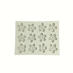 TEMU 1개 플로럴 실리콘 몰드 - 고온 내성, 쉽게 분리되는 DIY 공예용 도구, 레진 주얼리, 캔들 및 비누 제작, 석고 장식품, 생생한 핑크, 노랑 & 화이트 꽃 디자인