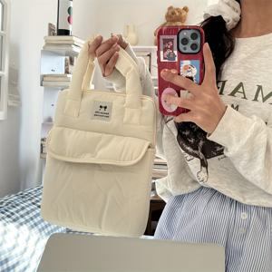 TEMU 1pc 귀여운 노트북 슬리브 알파벳 디자인 - 가벼운, 퇴색 방지 폴리에스터, 지퍼 클로저, 어깨 스트랩 일상 출퇴근, 대학, 외출 - 11/13/15인치 컴퓨터, 대학 노트북 가방에 적합, 노트북 가방, 폴리에스터 안감, 두꺼움|가방|보부상가방|노트북파우치