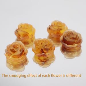 TEMU 5개 중국 스타일 장미 카멜리아 수지 꽃 비즈 - DIY 쥬얼리 만들기 액세서리 팔찌, 목걸이 및 귀걸이