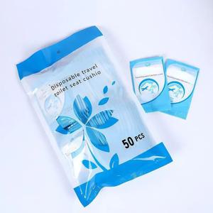 TEMU 50pcs 일회용 변기 커버 출산 두꺼운 방수 플라스틱 여행 변기 커버 Dirtproof 가정용 호텔 쿠션 종이