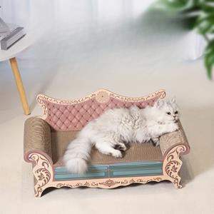 TEMU 고양이 긁는 보드 고양이 둥지 소파, 고양이 침대 올인원 L자형 서있는 내마음대로 원형 대형 고양이 용품, 의자 고양이 긁는 보드