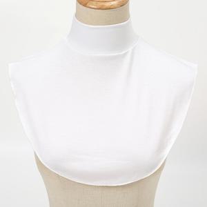 TEMU 1개 우아한 여성용 탈부착 터틀넥 칼라 - 가을과 겨울을 위한 100% 폴리에스테르 니트 칼라 - 부드럽고 따뜻하며 탄력 있는 블라우스와 셔츠용 넥 액세서리