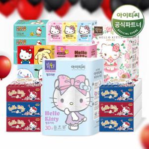 프리미엄 헬로키티 4겹 3겹 화장지 키친타올 모음전