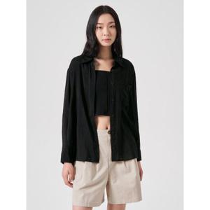 시어 셔츠  블랙 (354864MQ25)