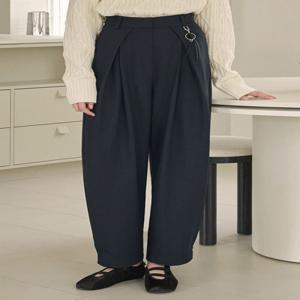 [25-36] Splendor Balloon Fit Slacks-Keyring Set 스플렌더 벌룬 핏 슬랙스-키링 세트 (가을/봄/일상/데일리룩/출근룩/오피스룩/데이트룩/격식룩/하객룩/벌룬핏/키링/클래식/빅사이즈/자체제작)