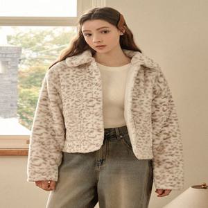 [44-120] Twilight Leopard Fur Jacket  트와일라잇 레오파드 퍼 자켓 (겨울/데일리룩/캐주얼룩/유니크룩/레오파드퍼/누빔안감/세련코디/유니크코디/빅사이즈/자체제작)
