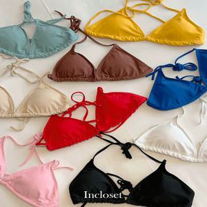 [당일출고] 몰디브 기본 삼각 끈 비키니 9color