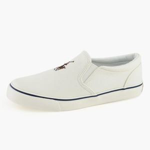 [롯데백화점]폴로랄프로렌 크림 캔버스 슬립온 단화 스니커즈 KEATON SLIP ON RFS11505OA-W 2cm