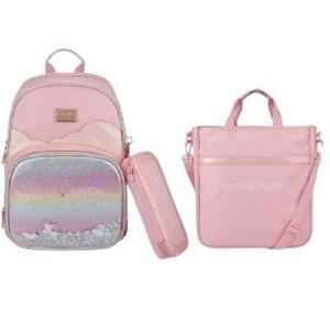 뉴발란스키즈 투명 몰드 블링 여아 초등학생 책가방 SET NK8ADS101G (25)Pink