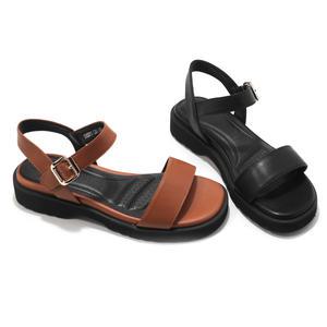 [롯데백화점]세라 C24S013 샌들 블랙 카멜 3CM
