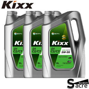 GS칼텍스 킥스 kixx D1 C2/C3 5W-30 DPF 엔진오일 6L
