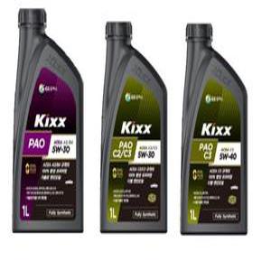KIXX PAO C2/C3 5W30 5W40 합성엔진오일 1L 킥스 파오