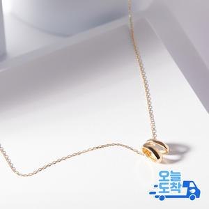14K 플랫 그레고리 금 목걸이