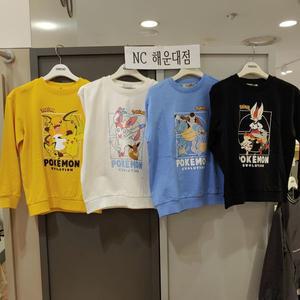 [보리보리/오후]포켓몬스터 진화 맨투맨 OHMA2311C
