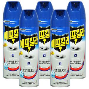 에프킬라 킨 500ml x 5개 모기약 살충제 킬라 모기 파리 벌레 약 퇴치 기피