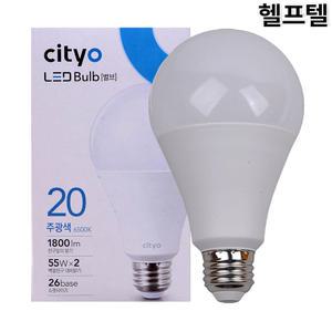 LED BULB CITYO 주광색 6500K TP-KR-LA80-18W-6.5K 18W