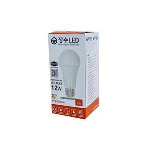 장수램프 LED BULB 12W(전구색)