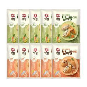 [CJ제일제당][CJ]백설 밥이랑 야채27g x5개 + 해물24g x5개