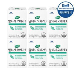 [셀렉스] 알티지오메가3 6박스 [400mg x 360캡슐] (180일분)