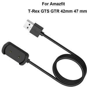 100w 충전기Xiaomi Huami Amazfit T-Rex/GTS/GTR 42MM/GTR 47mm 충전기 크래들 스탠드 고속 전원 케이블 용
