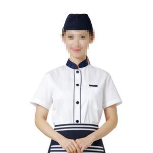 반팔 조리복 백곤두줄 차이나 유니폼 CS3708