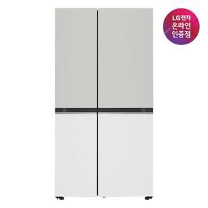 [LG](강남점)[LG전자공식인증점] LG 디오스 냉장고  오브제컬렉션 S634MGW12Q [652L]